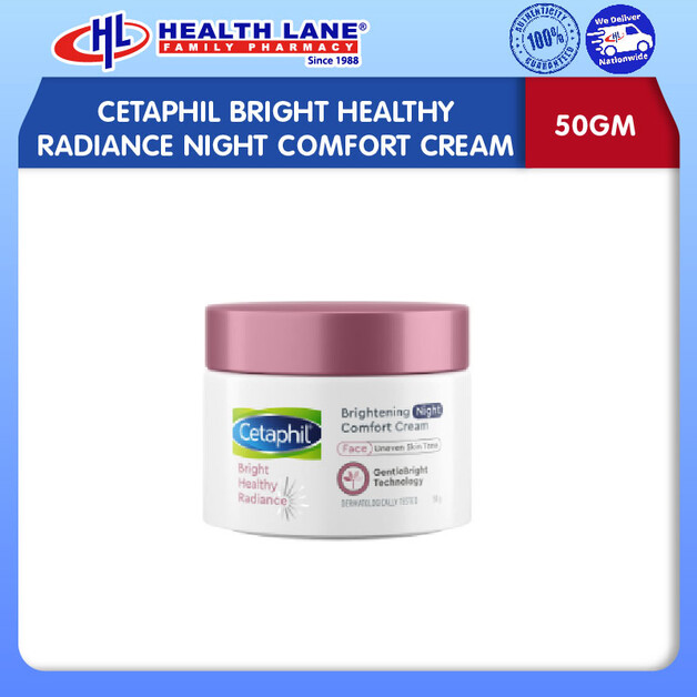 CETAPHIL BRIGHT HEALTHY RADIANCE NIGHT COMFORT KRIM (50GM)